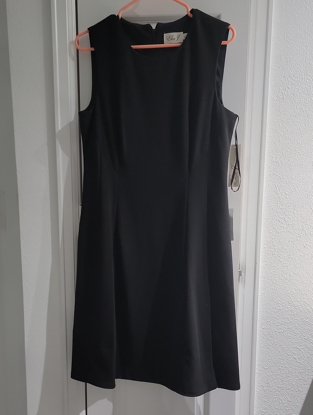 Eliza J Black Sleeveless A-Line Mini Dress